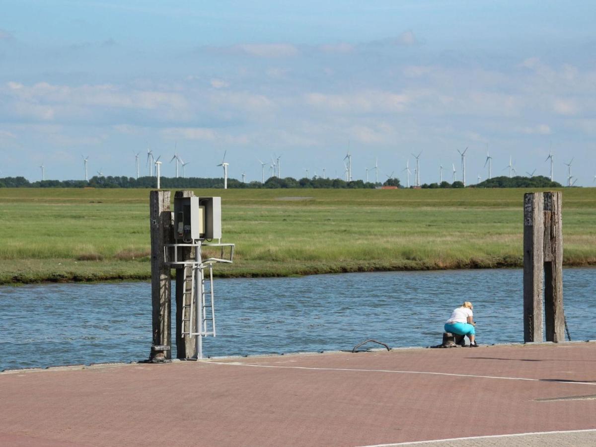 Renovierte Doppelhaushaelfte In Neßmersiel Exterior foto